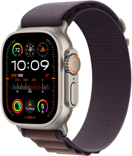 Apple Watch Ultra 2 GPS + Cellular 49mm Titanium Alpine Loop (M)