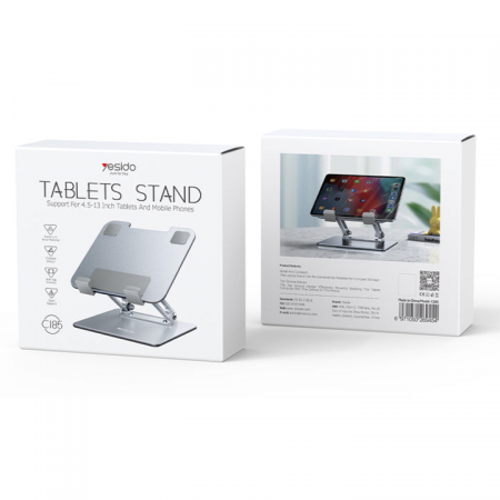 Yesido C185 tablets stand support for 4.5-13 inch tablets 