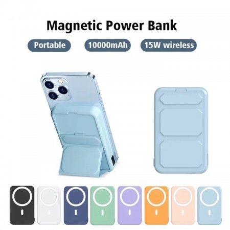 10000mAh 22.5W Magnetic Wireless Charge For   Max Magsafing Fast Charge