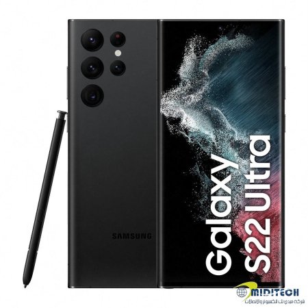 Samsung Galaxy S22 Ultra with pen   - اسود