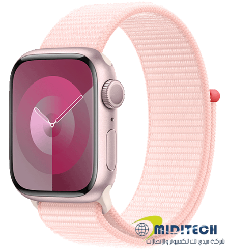 Apple Watch Series 9 GPS 41mm Aluminum Sport Loop - Pink