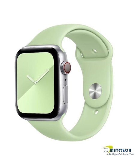 قشاط ساعة ابل سيلكون Apple Watch -42/44/45/49mm - green