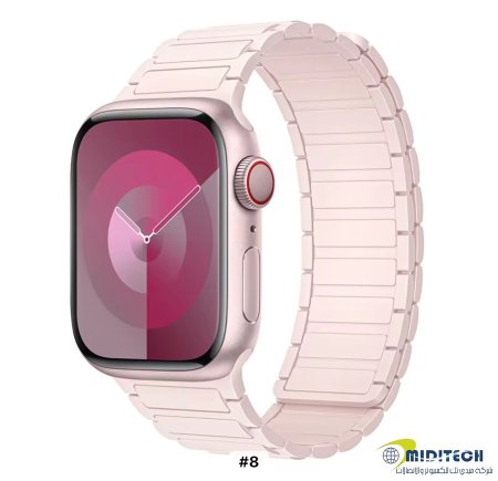 قشاط ساعات ابل مغناطيس Apple Watch 38/40/41MM - Light Pink