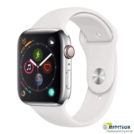 قشاط ساعة ابل سيلكون Apple Watch -42/44/45/49mm - White