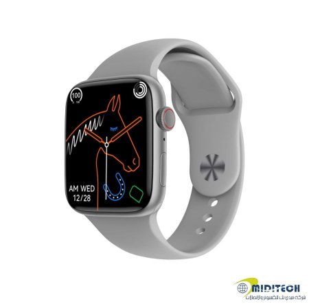 قشاط ساعة ابل سيلكون Apple Watch -42/44/45/49mm - Gray