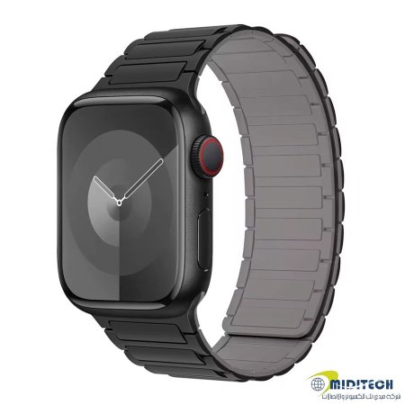 قشاط ساعات ابل مغناطيس Apple Watch 38/40/41MM - Black/Gray