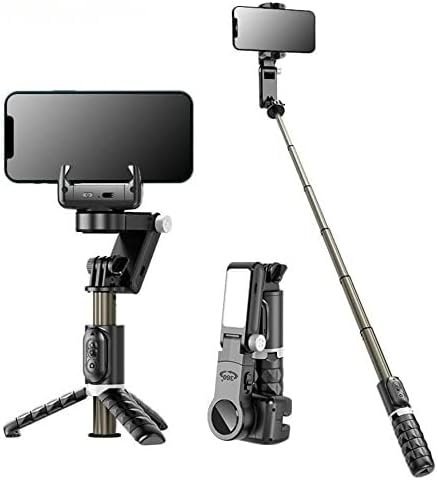 Stand L19  مثبت الهاتف أحادي المحور (Gimbal)، وعصا سيلفي قابلة للتمديد، وحامل ثلاثي القوائم (Tripod