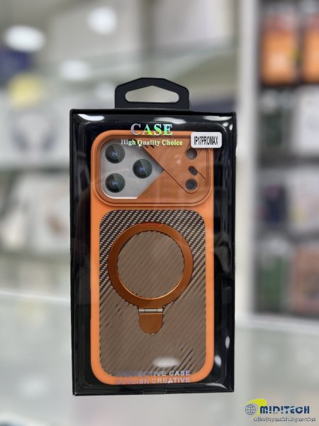 iPhone 17 Pro Max COVER مع ستاند خلفي بتصميم مميز