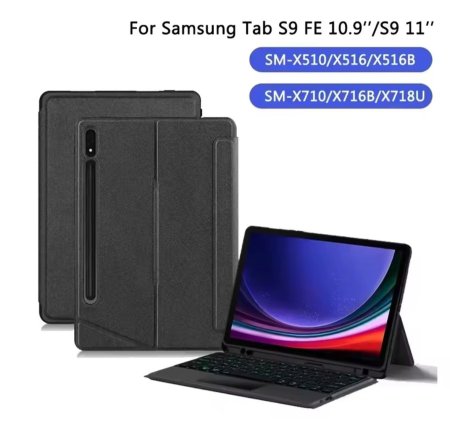 Keyboard Case for Samsung Galaxy Tab S9 FE 10.9” & Tab S9 11