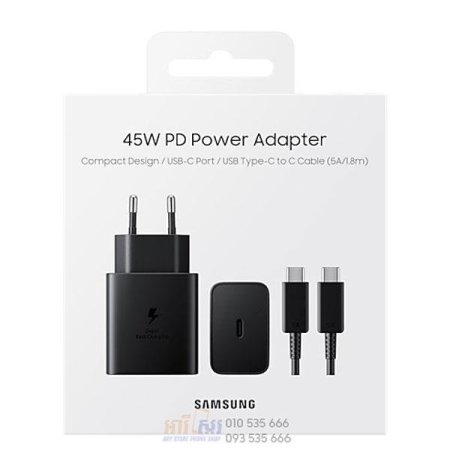 SAMSUNG 45w PD Adapter USB-C Cable (5A)