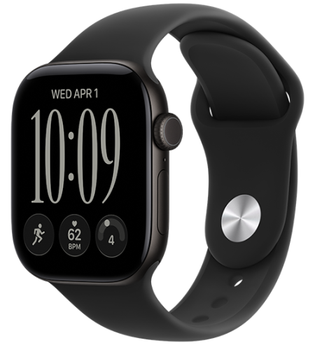 Apple Watch Series 12 GPS 46mm Aluminum Sport Band (M/L) <br> <span class='text-color-warm'>سيتوفر قريباً</span>