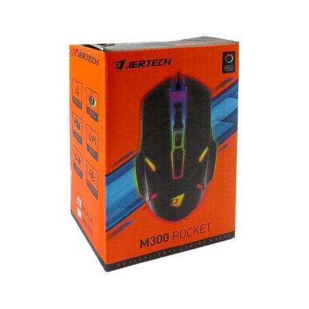 ماوس ألعاب JERTECH b2.0 قابل للبرمجة M300 ماوس بصري usline 7 ألوان ماوس ألعاب سلكي بإضاءة خلفية